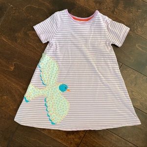 Mini Boden Tunic with bird appliqué